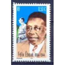 FRA3714M-SELO 60 ANOS DA MORTE DE FÉLIX ÉBOUÉ - FRANÇA - 2004 - MINT