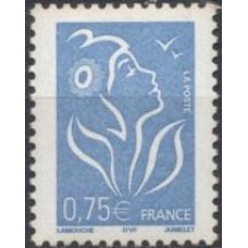 FRA3737N-SELO MARIANE DE LAMOUCHE, 0,75E - FRANÇA - 2005 - N