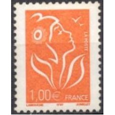 FRA3739N-SELO MARIANE DE LAMOUCHE, 1,00E TIPO I - FRANÇA - 2005 - N