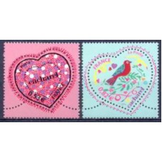 FRA3747M-SÉRIE SÃO VALENTIN - CORAÇÃO 2005 DE CACHAREL - FRANÇA - 2005 - MINT