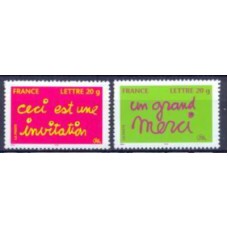 FRA3760M-SÉRIE MENSAGENS - FRANÇA - 2005 - MINT