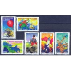 FRA3789M-SÉRIE HERÓIS DOS ROMANCES DE JULIO VERNE - FRANÇA - 2005 - MINT