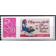 FRA3802MC-SELO PERSONALIZADO MARIANE DE LAMOUCHE, 1,22E - FRANÇA - 2005 - MINT