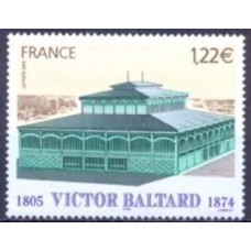 FRA3824M-SELO ARQUITETO VICTOR BALTARD - FRANÇA - 2005 - MINT