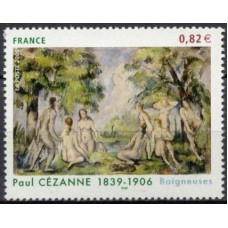 FRA3894M-SELO SÉRIE ARTÍSTICA - PAUL CÉZANNE - FRANÇA - 2006 - MINT