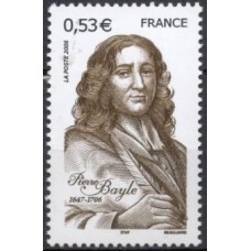 FRA3901M-SELO ESCRITOR E FILÓSOFO PIERRE BAYLE - FRANÇA - 2006 - MINT
