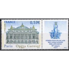 FRA3926M-SELO 79º CONGRESSO DA FEDERAÇÃO FRANCESA DAS ASSOCIAÇÕES FILATÉLICAS - FRANÇA - 2006 - MINT