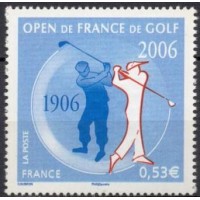 FRA3935M-SELO GOLFE - CENTENÁRIO DO OPEN DA FRANÇA - FRANÇA - 2006 - MINT