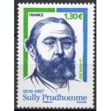 FRA4088M-SELO POETA SULLY PRUDHOMME - FRANÇA - 2007 - MINT
