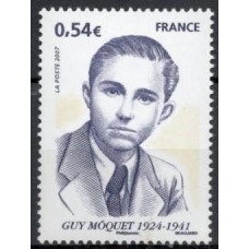 FRA4107M-SELO RESISTENTE GUY MÔQUET - FRANÇA - 2007 - MINT