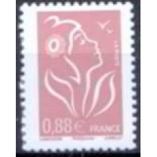 FRA4155N-SELO MARIANE DE LAMOUCHE, 0,88E - FRANÇA - 2008 - N