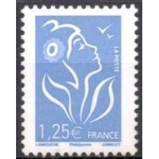 FRA4156N-SELO MARIANE DE LAMOUCHE, 1,25E - FRANÇA - 2008 - N