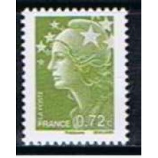 FRA4232N-SELO MARIANE DE BEAUJARD, 0,72E - FRANÇA - 2008 - N