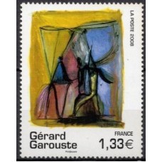 FRA4244M-SELO SÉRIE ARTÍSTICA - GÉRARD GAROUSTE - FRANÇA - 2008 - MINT