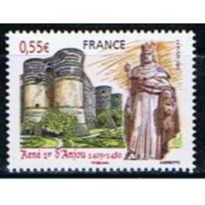 FRA4326M-SELO RENÉ 1º DE ANJOU - FRANÇA - 2009 - MINT