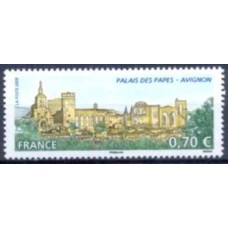 FRA4348N-SELO SÉRIE TURÍSTICA - PALÁCIO DOS PAPAS - FRANÇA - 2009 - N