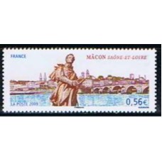 FRA4349M-SELO SÉRIE TURÍSTICA - MÂCON - FRANÇA - 2009 - MINT
