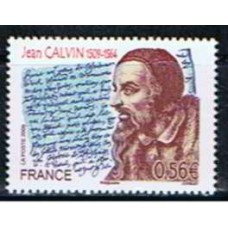 FRA4356M-SELO REFORMADOR JEAN CALVIN - FRANÇA - 2009 - MINT