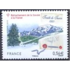FRA4441M-SELO 150º ANIVERSÁRIO DA ANEXAÇÃO DE SAVOIA À FRANÇA - FRANÇA - 2010 - MINT