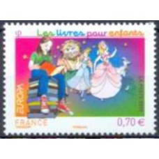 FRA4445N-SELO SÉRIE EUROPA - LITERATURA INFANTIL - FRANÇA - 2010 - N