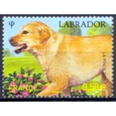 FRA4545M-SELO NATUREZA XXV - CACHORROS - FRANÇA - 2011 - MINT
