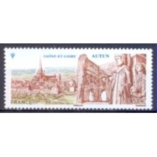 FRA4552M-SELO SÉRIE TURÍSTICA - AUTUN - FRANÇA - 2011 - MINT