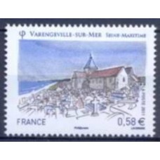 FRA4562M-SELO SÉRIE TURÍSTICA - VARENGEVILLE-SUR-MER - FRANÇA - 2011 - MINT