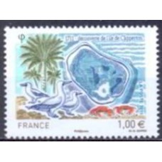 FRA4611M-SELO 300º ANIVERSÁRIO DO DESCOBRIMENTO DA ILHA DE CLIPPERTON - FRANÇA - 2011 - MINT