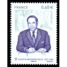 FRA4628M-SELO GASTON MONNERVILLE - FRANÇA - 2011 - MINT