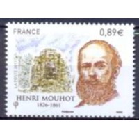 FRA4629M-SELO HENRI MOUHOT - FRANÇA - 2011 - MINT FRA4629M-SELO HENRI MOUHOT - FRANÇA - 2011 - MINT