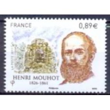 FRA4629M-SELO HENRI MOUHOT - FRANÇA - 2011 - MINT