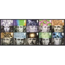 GRB3271MS-SÉRIE 350º ANIVERSÁRIO DA ROYAL SOCIETY - GRÃ-BRETANHA - 2010 - MINT
