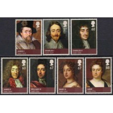 GRB3350M-SÉRIE REIS E RAINHAS BRITÂNICOS IV - CASA DOS STUART II - GRÃ-BRETANHA - 2010 - MINT
