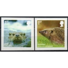 GRB3361M-SÉRIE PRESERVAÇÃO DA FAUNA E DA FLORA IV - MAMÍFEROS - AUTOADESIVOS - GRÃ-BRETANHA - 2010 - MINT