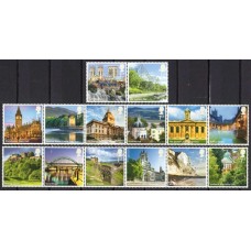 GRB3629MS-SÉRIE SE-TENANTS REINO UNIDO DE A A Z E SELO SÉRIE EUROPA - GRÃ-BRETANHA - 2012 - MINT