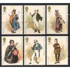 GRB3673M-SÉRIE BICENTENÁRIO DE NASCIMENTO DO ESCRITOR CHARLES DICKENS - GRÃ-BRETANHA - 2012 - MINT