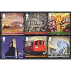 GRB3789M-SÉRIE 150º ANIVERSÁRIO DO METRÔ DE LONDRES - GRÃ-BRETANHA - 2013 - MINT