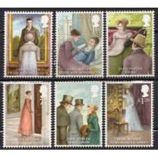 GRB3800M-SÉRIE ESCRITORA JANE AUSTEN - GRÃ-BRETANHA - 2013 - MINT