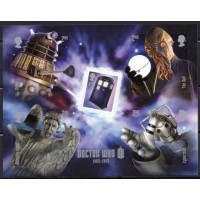 GRB3820MF-BLOCO CINQUENTENÁRIO DA SÉRIE 'DOCTOR WHO' - GRÃ-BRETANHA - 2013 - MINT GRB3820MF-BLOCO CINQUENTENÁRIO DA SÉRIE 'DOCTOR WHO' - GRÃ-BRETANHA - 2013 - MINT