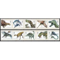 GRB3928MS-SÉRIE DINOSSAUROS - GRÃ-BRETANHA - 2013 - MINT