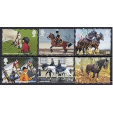 GRB3966M-SÉRIE CAVALOS DE TRABALHO - GRÃ-BRETANHA - 2014 - MINT