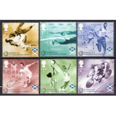 GRB4027M-SÉRIE JOGOS DO COMMONWEALTH 2014 - GRÃ-BRETANHA - 2014 - MINT