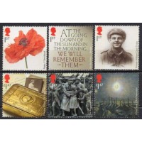 GRB4034M-SÉRIE CENTENÁRIO DA PRIMEIRA GUERRA MUNDIAL - GRÃ-BRETANHA - 2014 - MINT