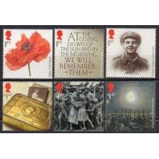 GRB4034M-SÉRIE CENTENÁRIO DA PRIMEIRA GUERRA MUNDIAL - GRÃ-BRETANHA - 2014 - MINT