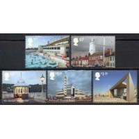 GRB4045M-SÉRIE ARQUITETURA À BEIRA MAR - GRÃ-BRETANHA - 2014 - MINT