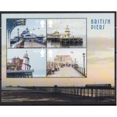 GRB4050MF-BLOCO PÍERS BRITÂNICOS - GRÃ-BRETANHA - 2014 - MINT