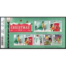 GRB4063MF-BLOCO NATAL - GRÃ-BRETANHA - 2014 - MINT