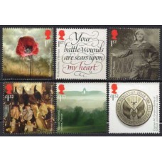 GRB4305M-SÉRIE CENTENÁRIO DA GRANDE GUERRA (1ª GUERRA MUNDIAL) - GRÃ-BRETANHA - 2016 - MINT