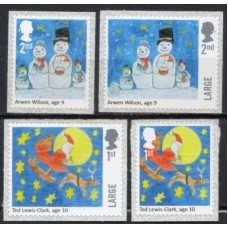 GRB4533M-SÉRIE NATAL - DESENHOS INFANTIS - GRÃ-BRETANHA - 2017 - MINT