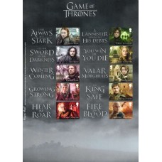 GRB4559MF-FOLHA GAME OF THRONES - GRÃ-BRETANHA - 2018 - MINT